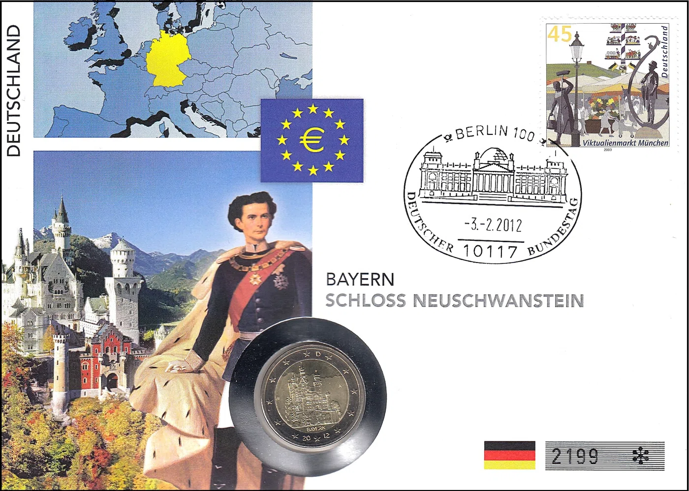 ZVEZNA DEŽELA BAVARSKA - GRAD NEUSCHWANSTEIN